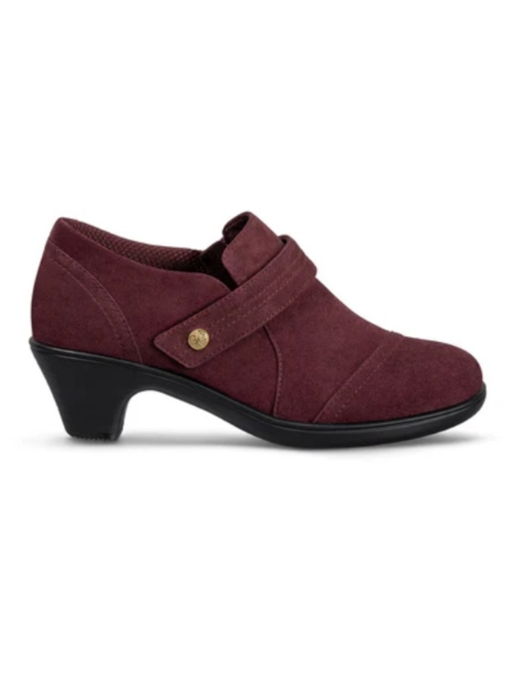Orthofeet Merlot Suede Cushioned “Eva” Slip-On